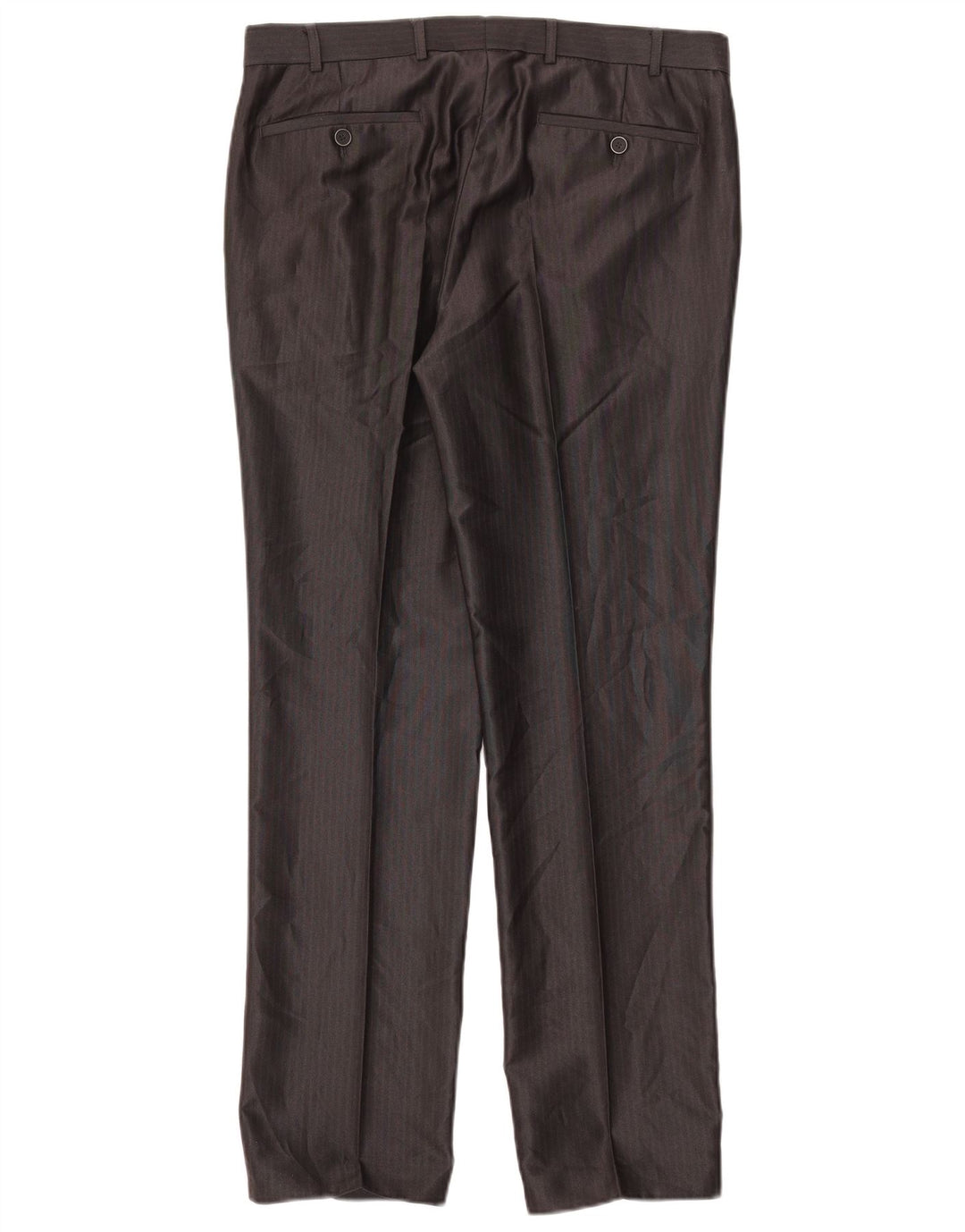 Angelo Litrico Pantalón de traje para hombre IT 48 Medium W34 L30 Gris a rayas