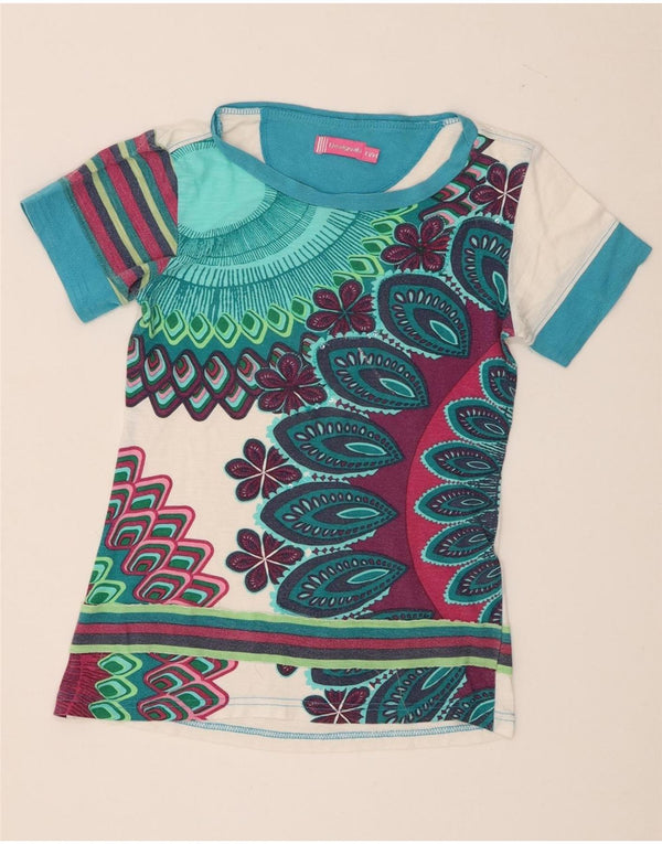 Desigual Camiseta Estampada Niña 13-14 Años Multicolor Floral
