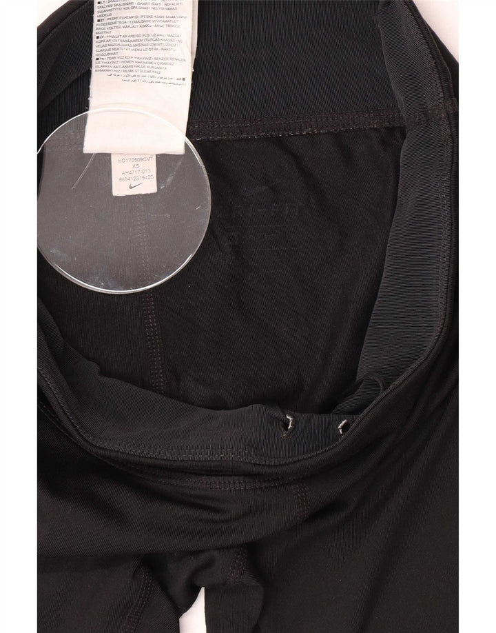 Nike Leggings gráficos para mujer UK 4 XS Poliéster negro