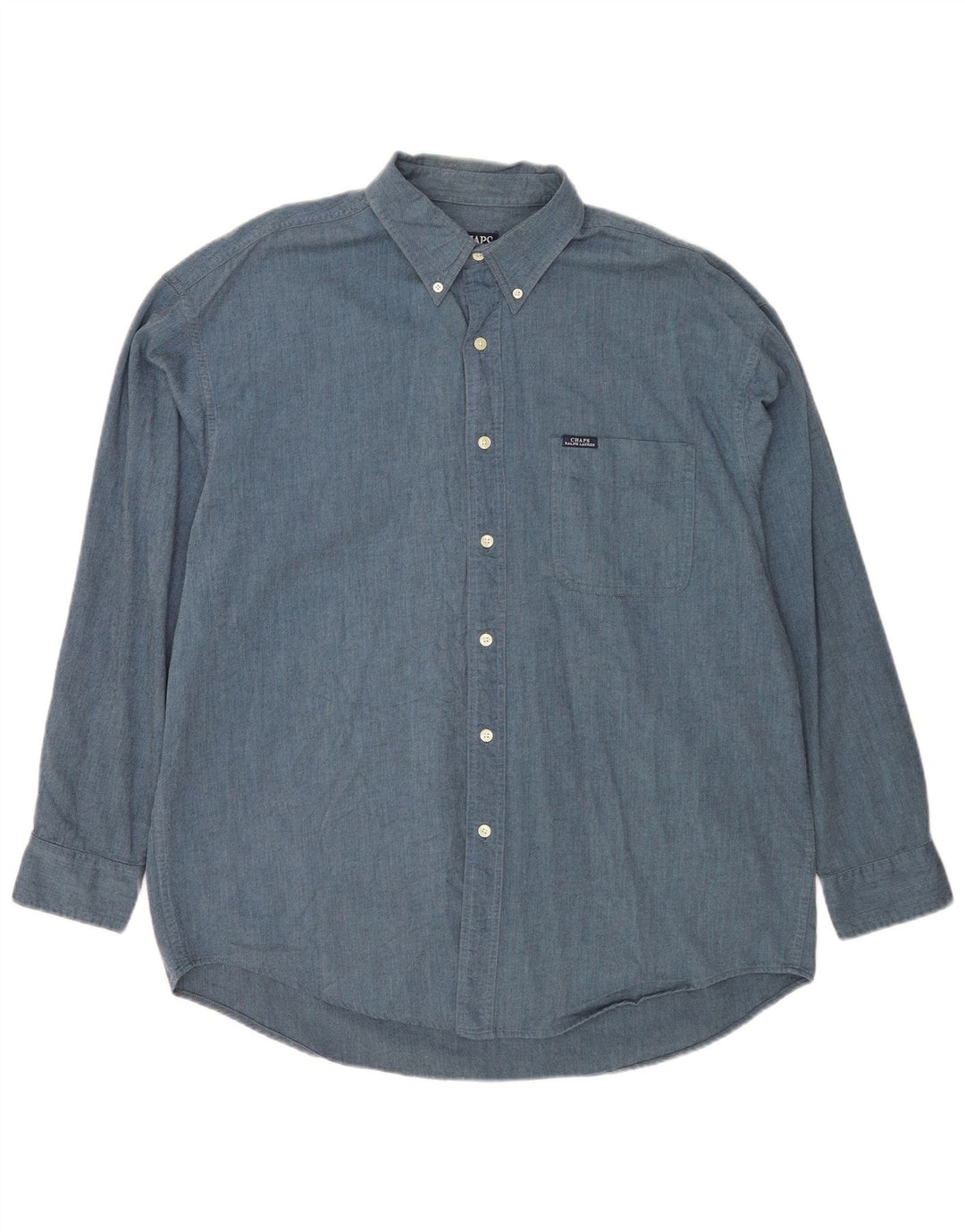 Chaps Ralph Lauren Camisa Hombre XL Algodón Azul