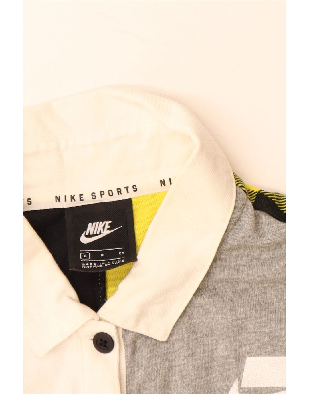 NIKE Polo de rugby extragrande para mujer, talla S, multicolor