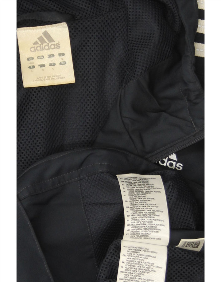 Adidas Chaqueta impermeable Clima Proof para hombre Reino Unido 38/40 Mediano Azul marino Poliéster