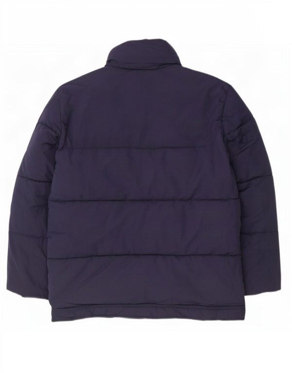 Marks & Spencer Chaqueta acolchada para hombre UK 42 XL Poliéster azul marino