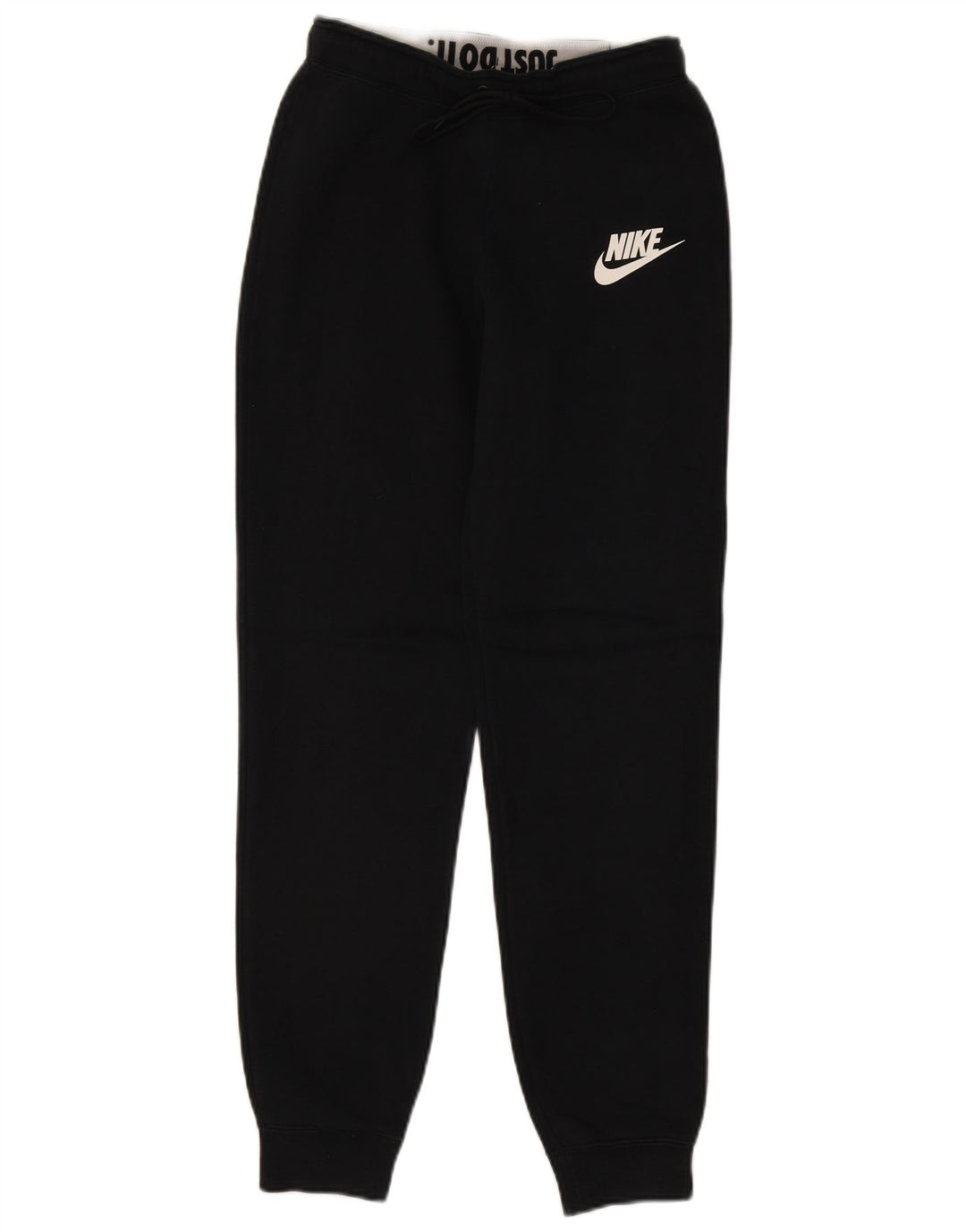 NIKE Mens Tracksuit Trousers Joggers Small  Black Cotton