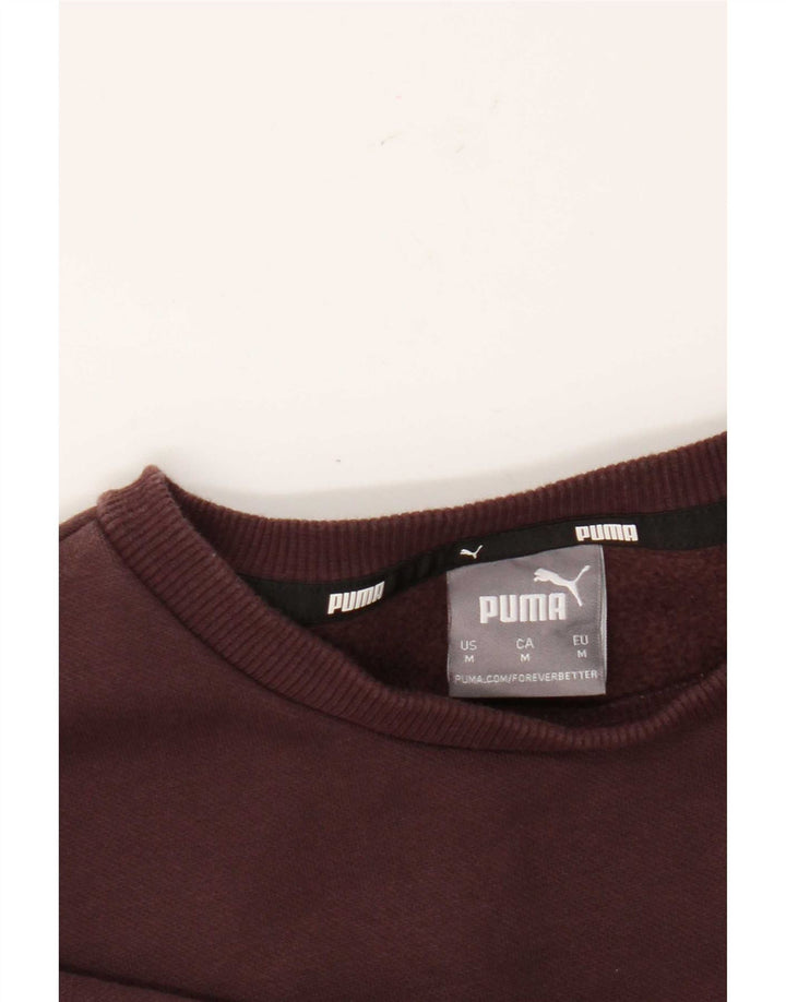 Puma Hombre Sudadera Gráfica Jumper Marrón Medio