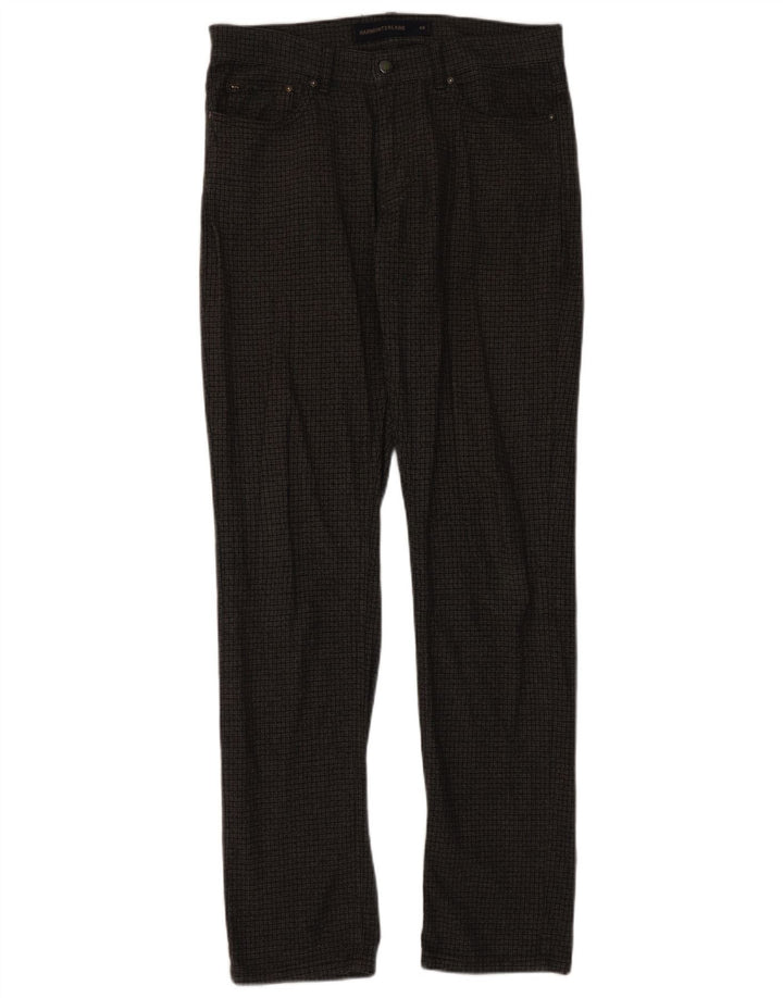 Harmont & Blaine Pantalones casuales para hombre IT 48 Medium W34 L34 Grey Check