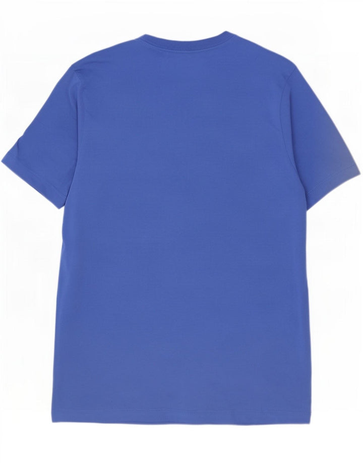 Nike - Camiseta gráfica para hombre, parte superior de algodón azul medio
