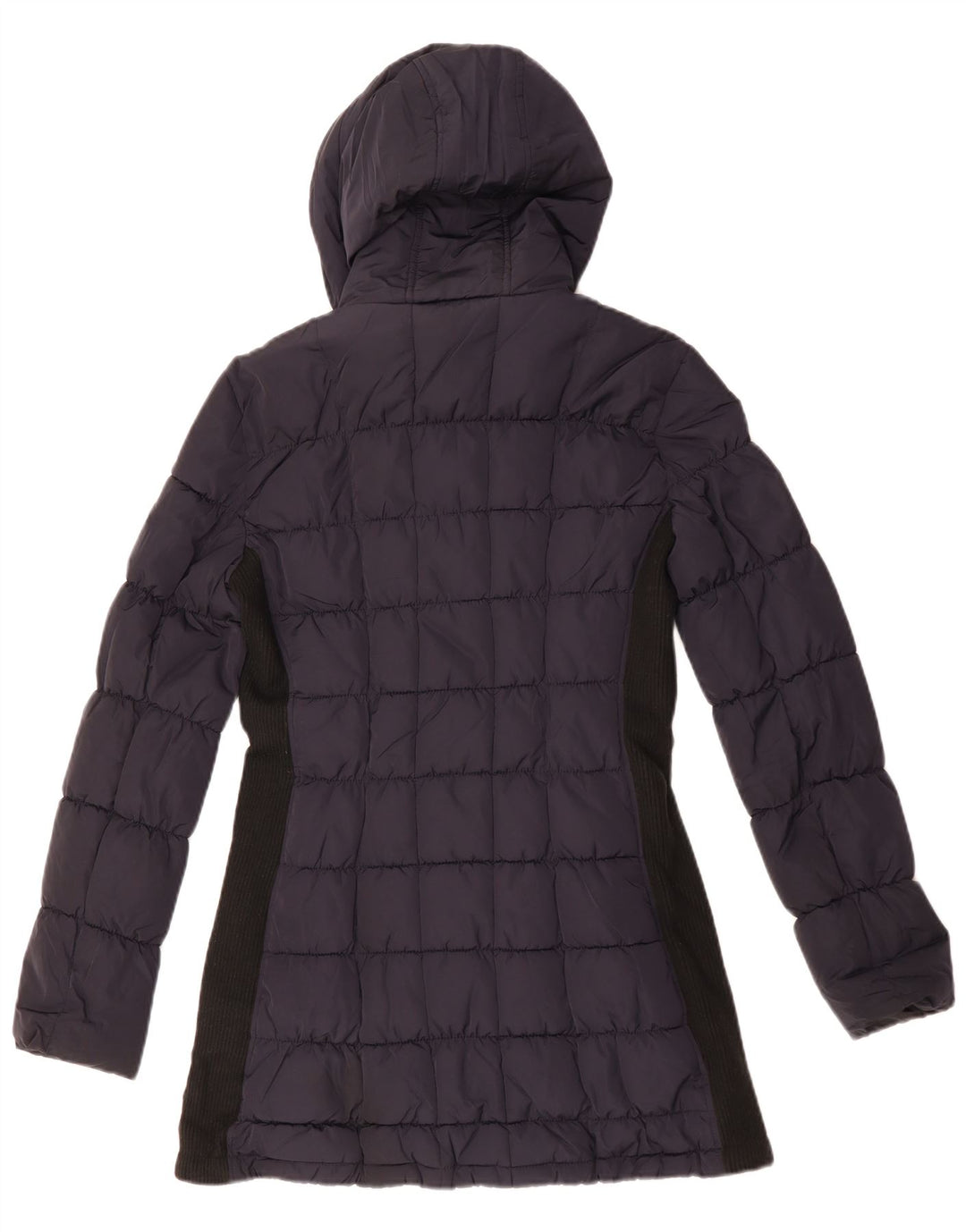 CALVIN KLEIN Abrigo acolchado extragrande para mujer UK 10 Small Azul marino