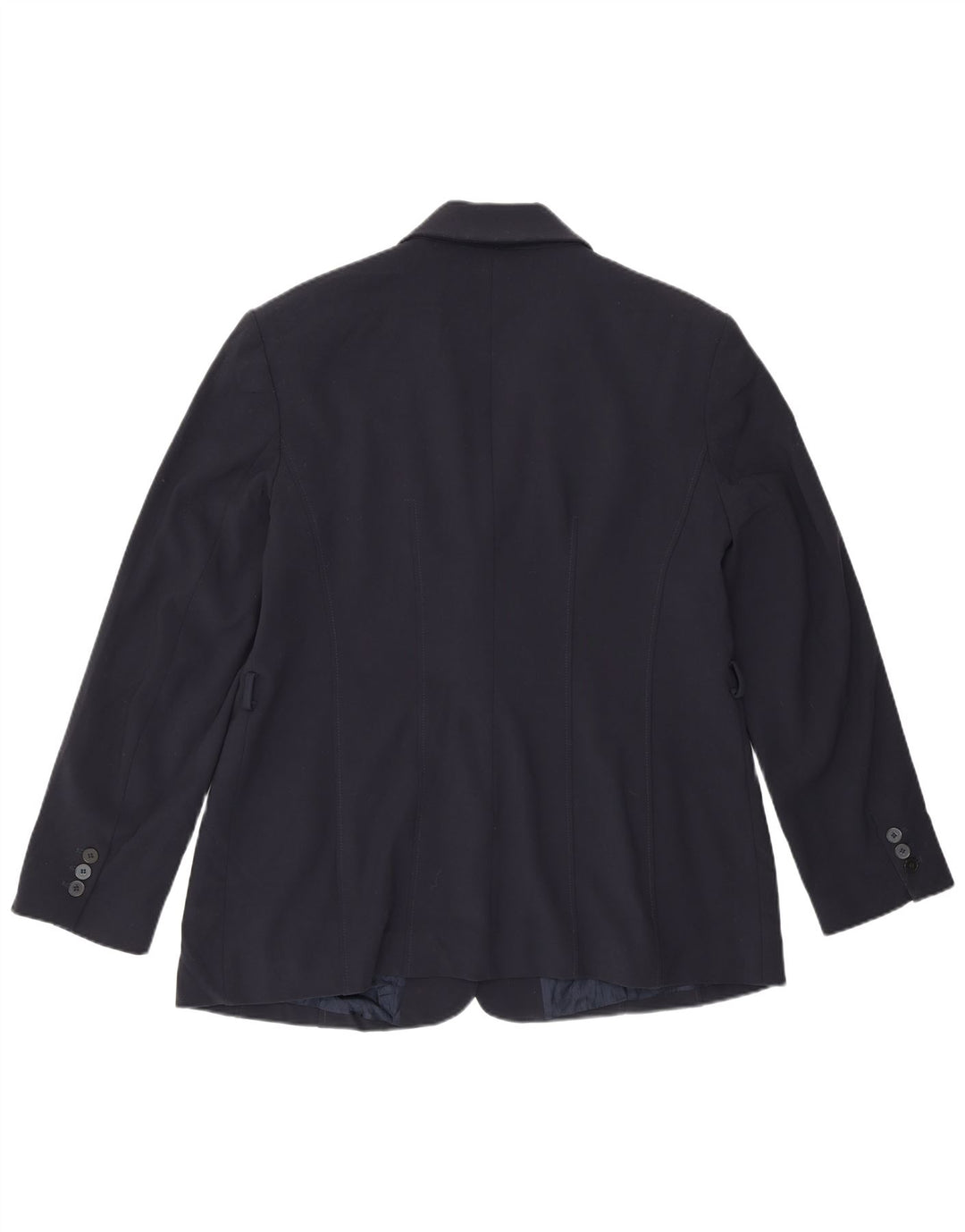 Zara Mujer Blazer Chaqueta ES 40 XL Poliéster Azul Marino