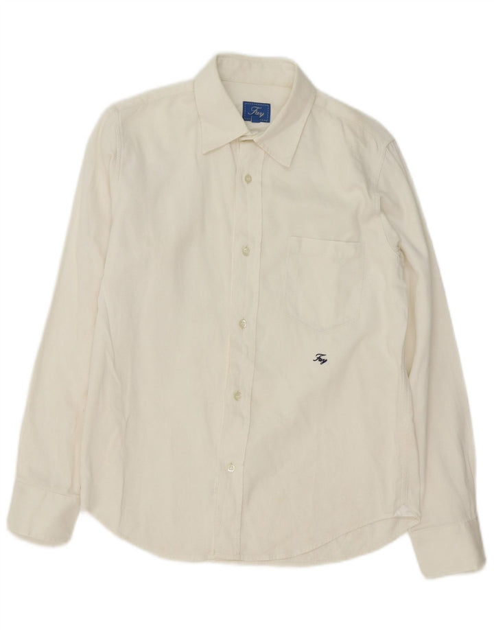 Fay Camisa Niño 11-12 Años Blanco Algodón