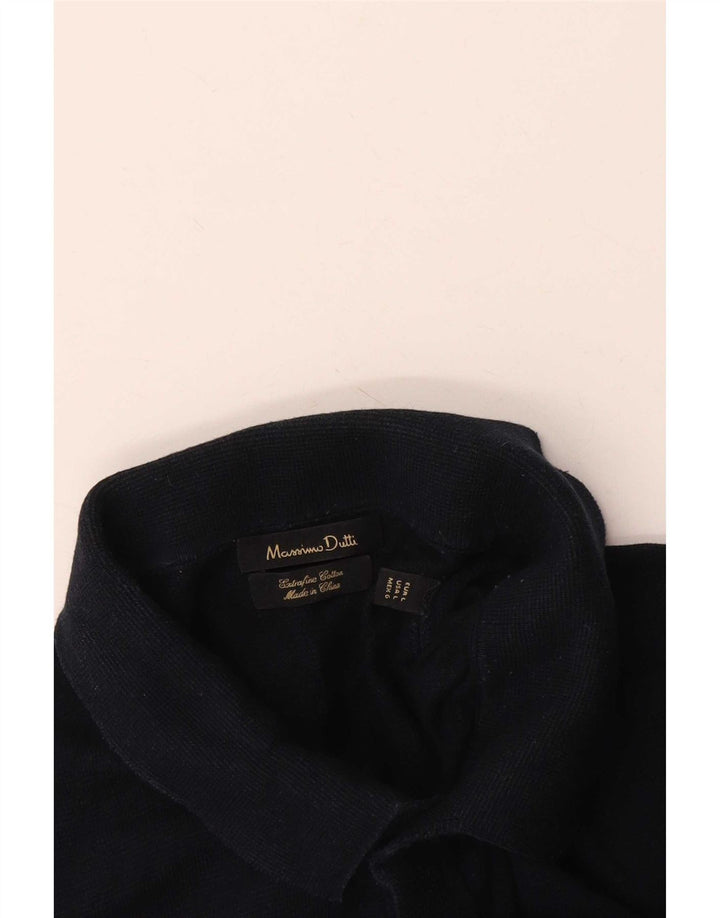 Polo Massimo Dutti Hombre Azul Marino Grande