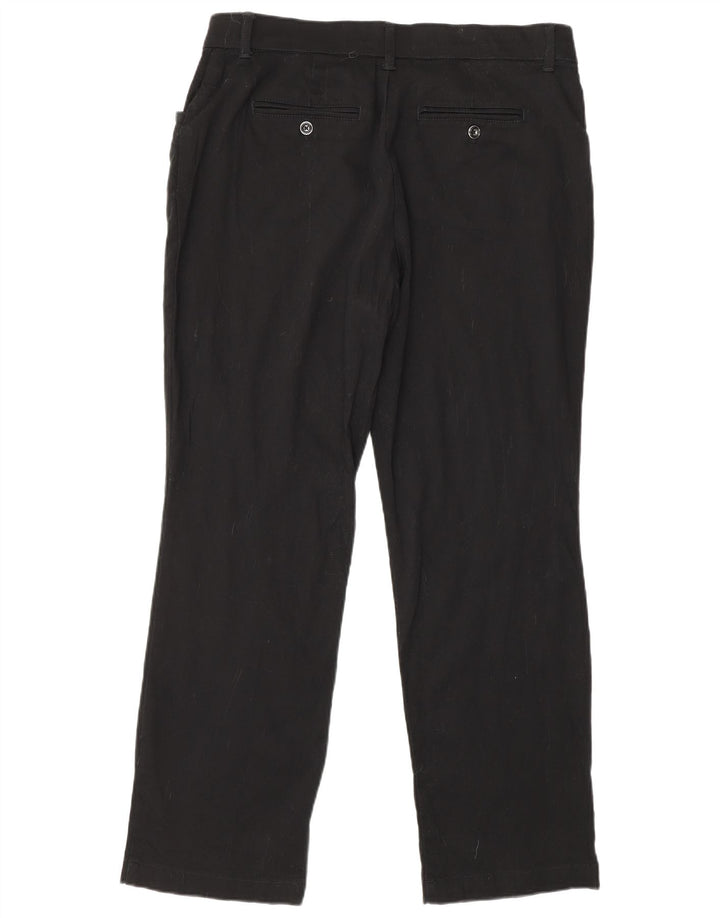 LEE Pantalones casuales de talle medio para mujer, ajuste regular, talla 12, grande, W34 L29, color negro