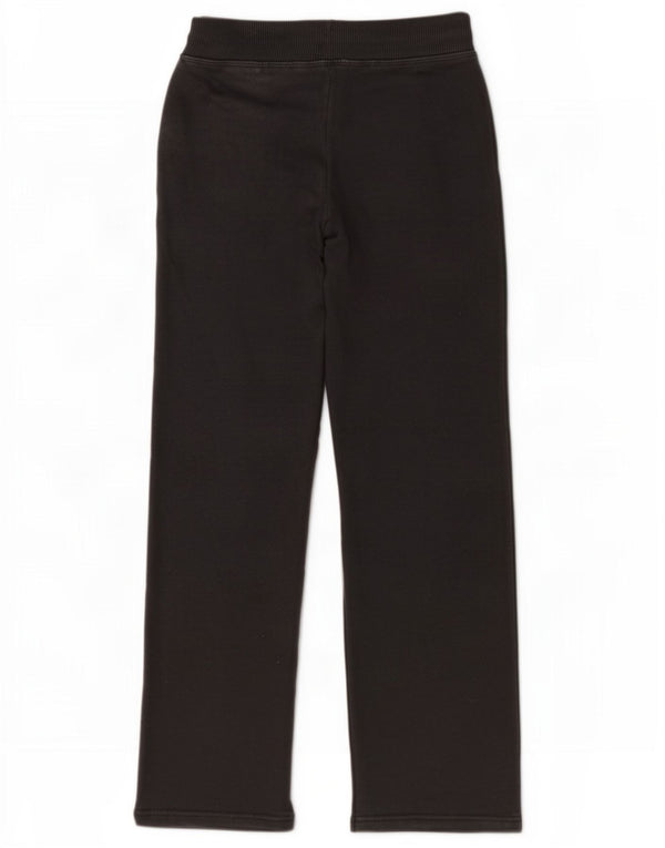 Hollister Mujer Pantalones De Chándal Gráfico UK 6 XS Algodón Negro