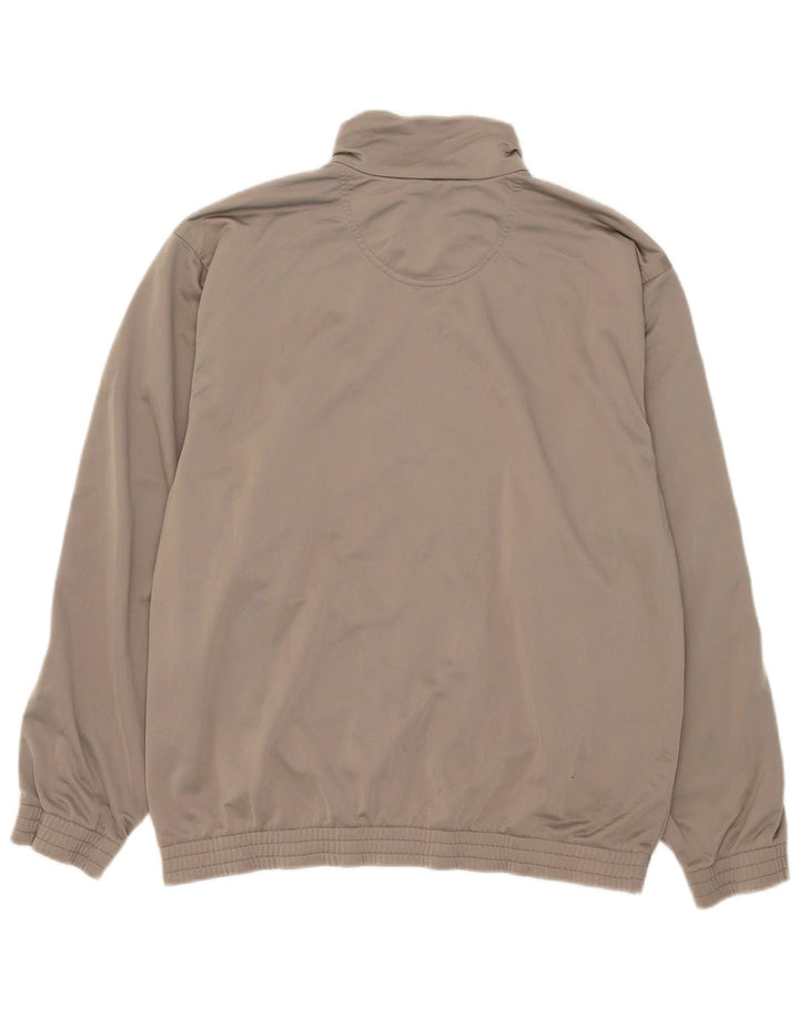 Lotto - Chaqueta de chándal para hombre, talla 40/42, poliéster gris grande