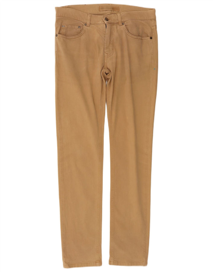 HARMONT & BLAINE Pantalones casuales ajustados para hombre IT 48 Medium W34 L32 Beige