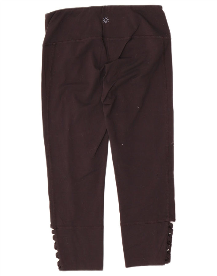 ATHLETA Leggings capri para mujer UK 10 Small Nylon negro