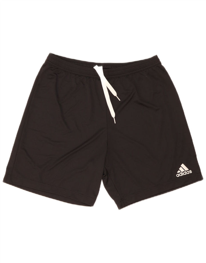 Adidas - Pantalones cortos deportivos Aeroready para hombre, tamaño grande, poliéster negro