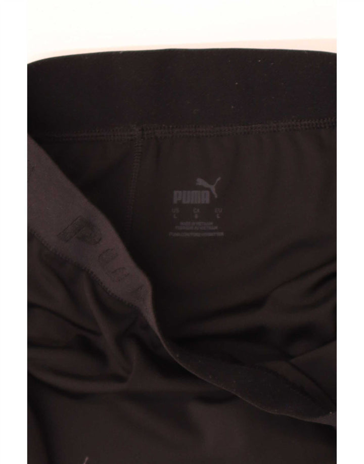 Puma Mujer Crop Graphic Leggings UK 46 Grande Negro