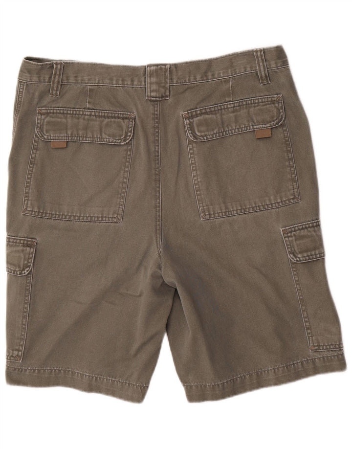 CHEROKEE Pantalones cortos cargo para hombre W34 Algodón gris grande