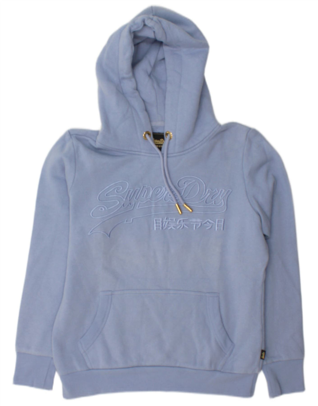 Superdry Jersey con capucha gráfica para mujer Reino Unido 40 Azul medio