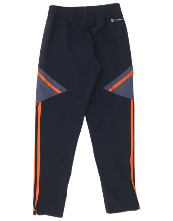 Adidas - Pantalón de chándal Manchester United para niño, 9-10 años, Azul Marino