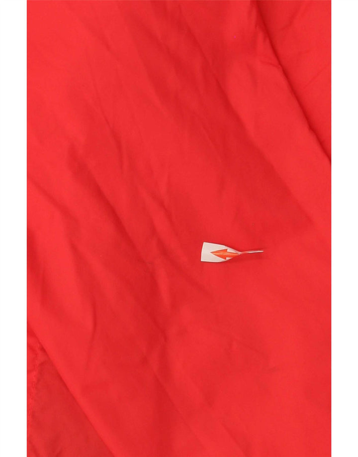 Chaqueta impermeable Columbia para mujer, talla 44, nailon rojo mediano
