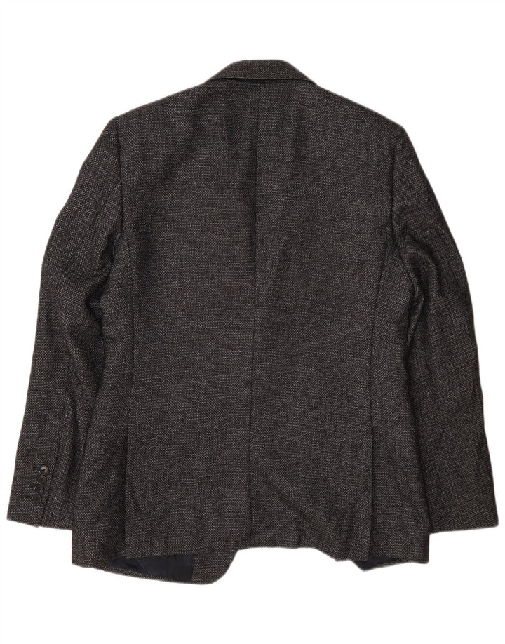 Reiss Chaqueta tipo blazer con 1 botón para hombre UK 36 Small Azul marino