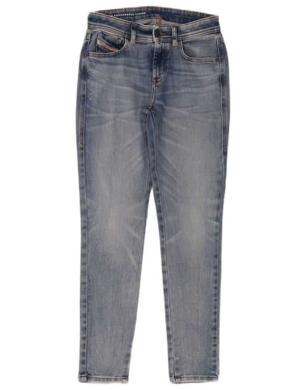Vaqueros Pitillo Mujer Diesel W26 L28 Algodón Azul