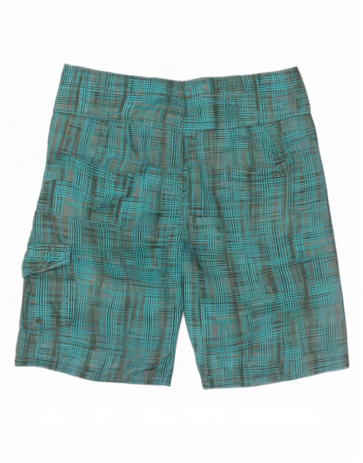 Bañador para hombre Fat Face XL Azul Cuadros Poliéster