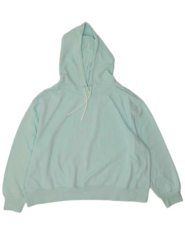 Marks & Spencer Jersey con capucha extragrande para mujer UK 20 2XL Algodón turquesa