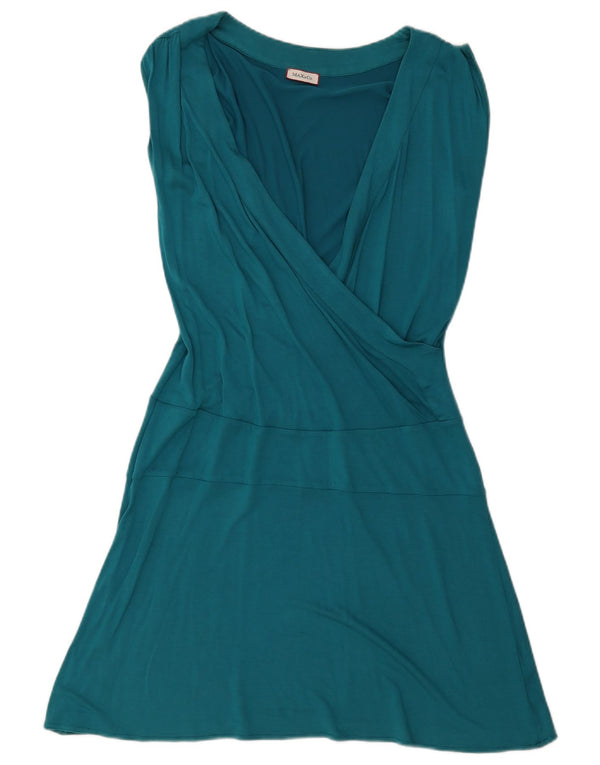 Max & Co. Vestido acampanado sin mangas para mujer UK 44 Azul medio