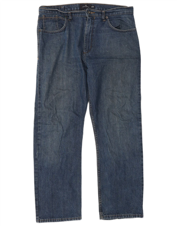 Marks & Spencer Vaqueros rectos azules Harbor para hombre W34 L29 Azul