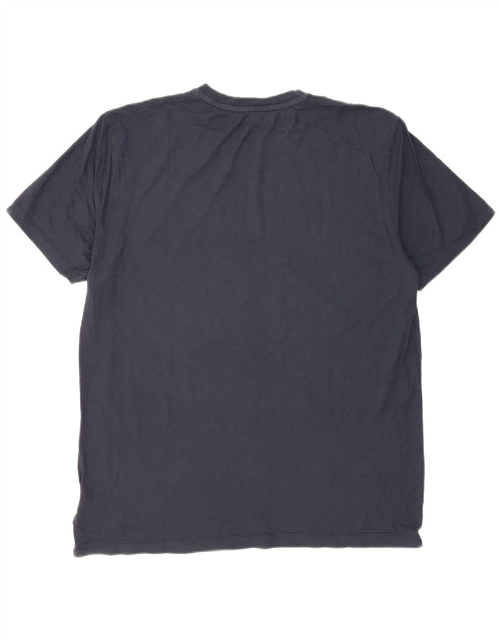 Blauer Hombre Camiseta Gráfica Top XL Azul Marino Algodón