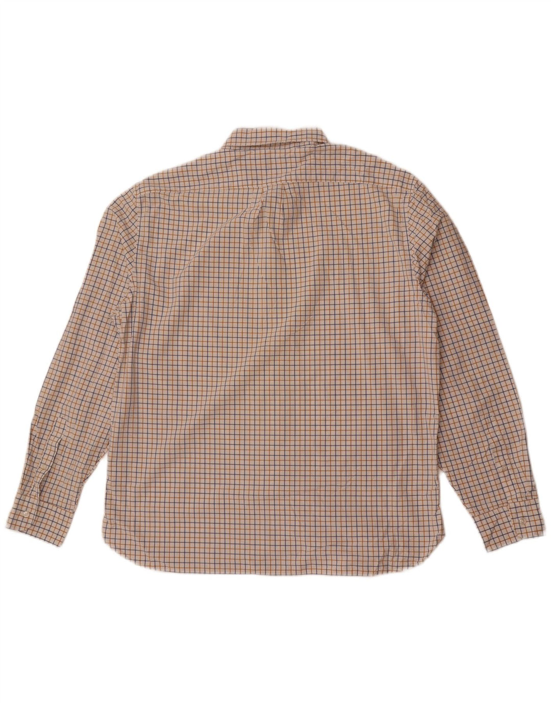 J. Crew Camisa de corte clásico para hombre XL Algodón a cuadros blancos
