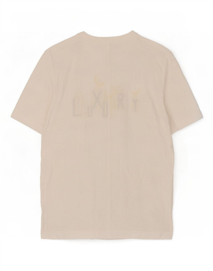 Di Bari Camiseta con gráfico extragrande para mujer EU 40 Medium White Linen