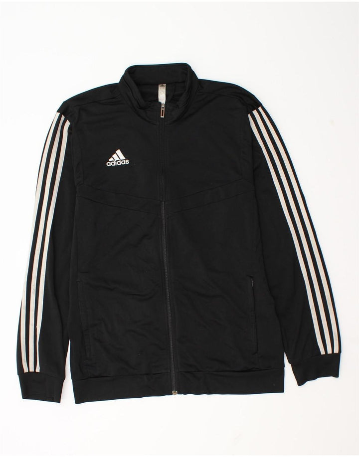 Adidas Hombre Chándal Completo Grande Poliéster Negro