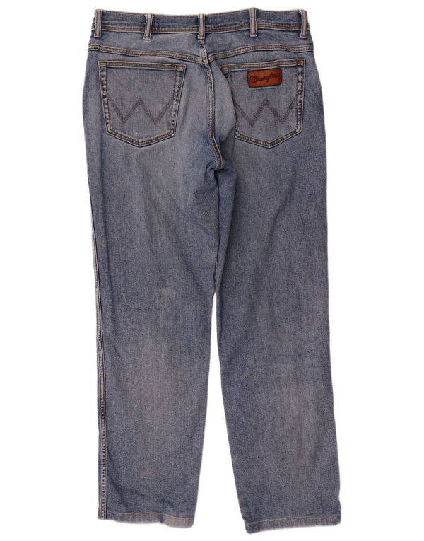 Vaqueros Wrangler Hombre Rectos W36 L32 Algodón Azul