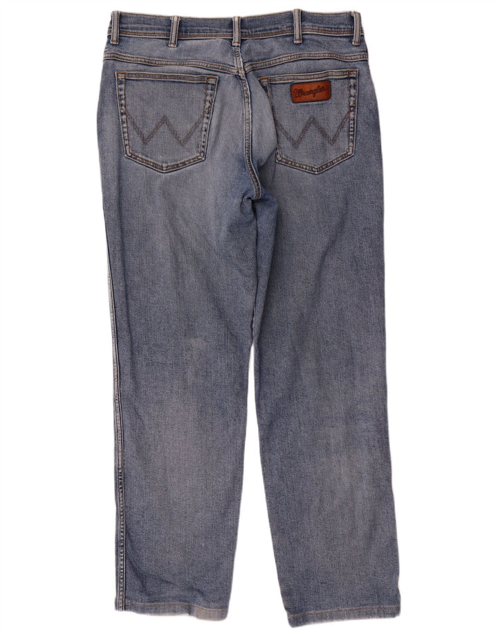 Vaqueros Wrangler Hombre Rectos W36 L32 Algodón Azul