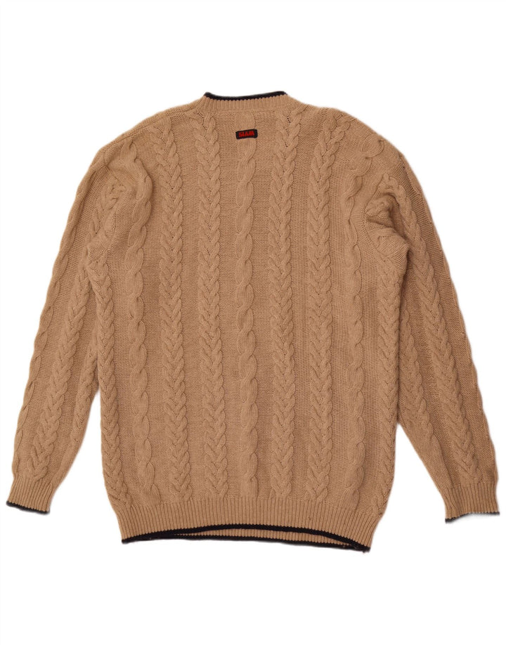 Slam Jersey con cuello en V para hombre XL Lana beige
