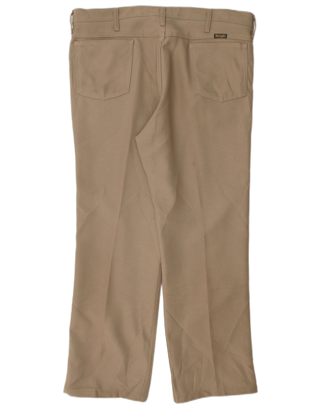 WRANGLER Pantalón de traje recto para hombre W38 L30 Poliéster beige