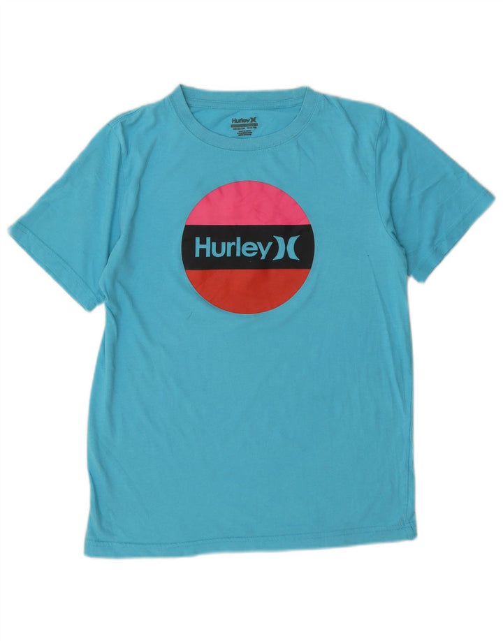 Hurley Camiseta gráfica para niño 12-13 años Azul