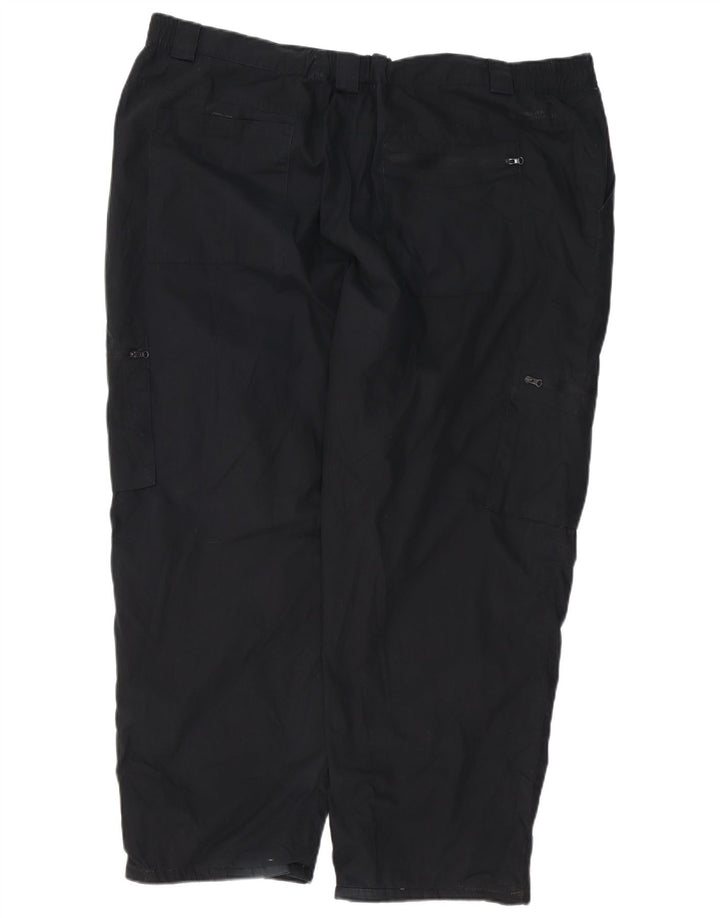 MOUNTAIN WAREHOUSE Pantalón cargo recto para hombre W44 L27 Poliéster negro