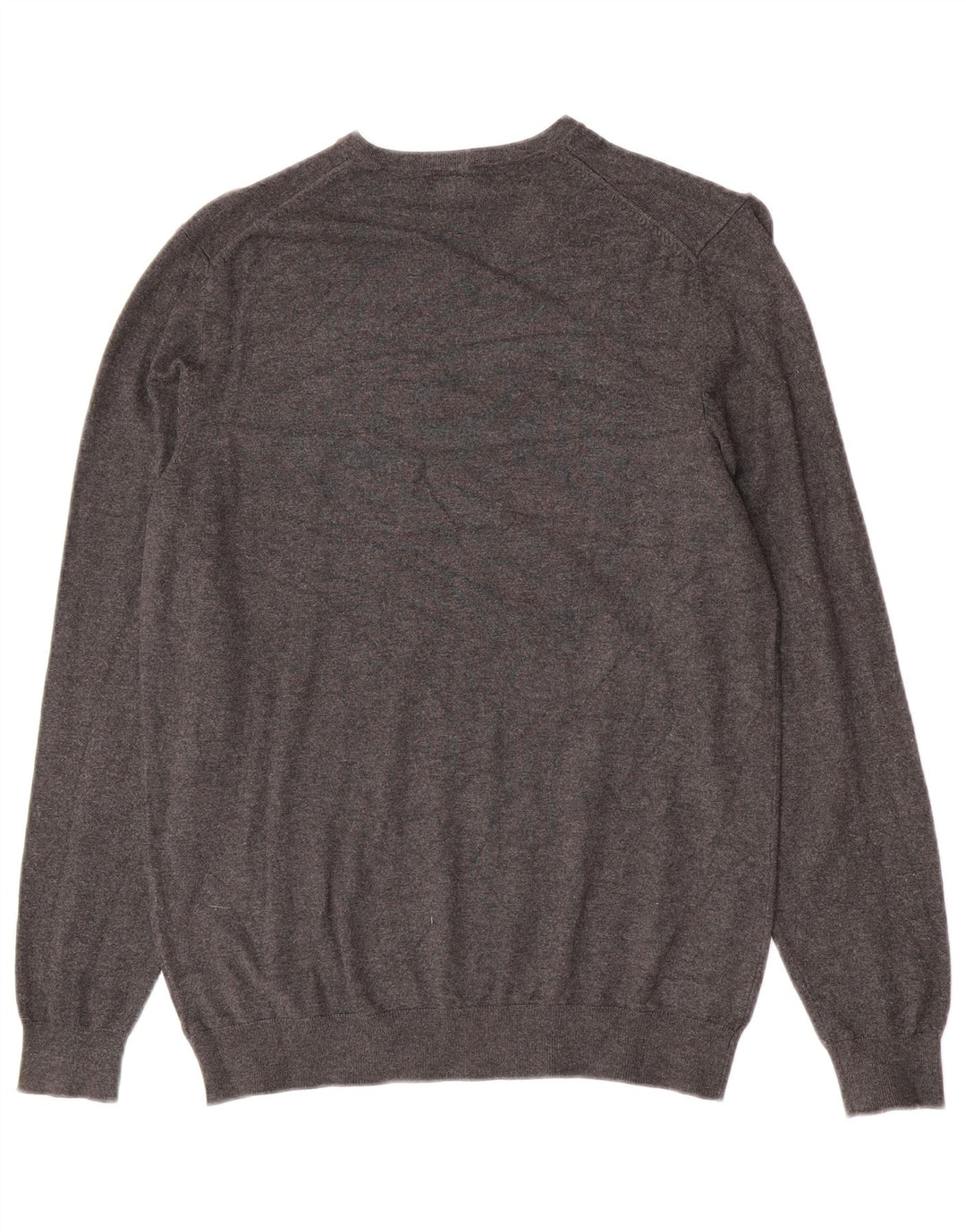 Zara Hombre Jersey Con Cuello En V Jersey Small Viscosa Gris