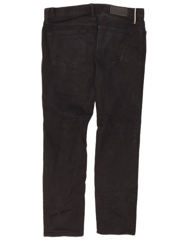 Tommy Hilfiger Vaqueros ajustados para hombre W32 L30 Algodón negro