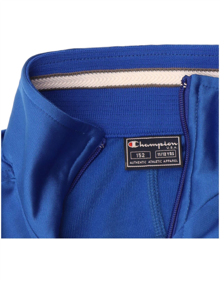 CHAMPION Chaqueta de chándal con gráfico para niños 11-12 años Poliéster azul