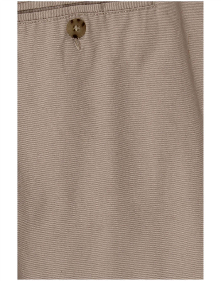 DOCKERS Pantalones cortos chinos con clavijas para hombre W36 Algodón beige grande