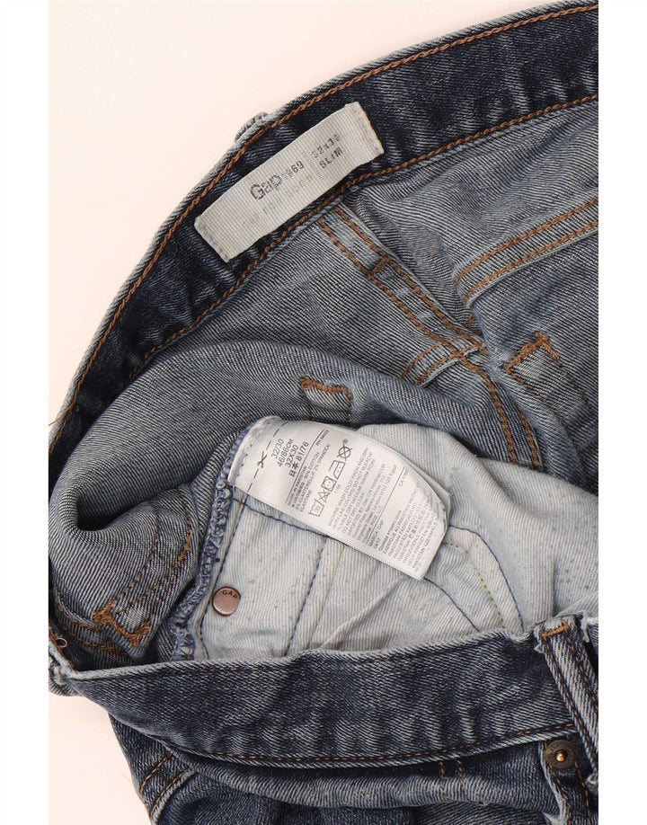 Vaqueros ajustados Gap para mujer W32 L30 Algodón azul