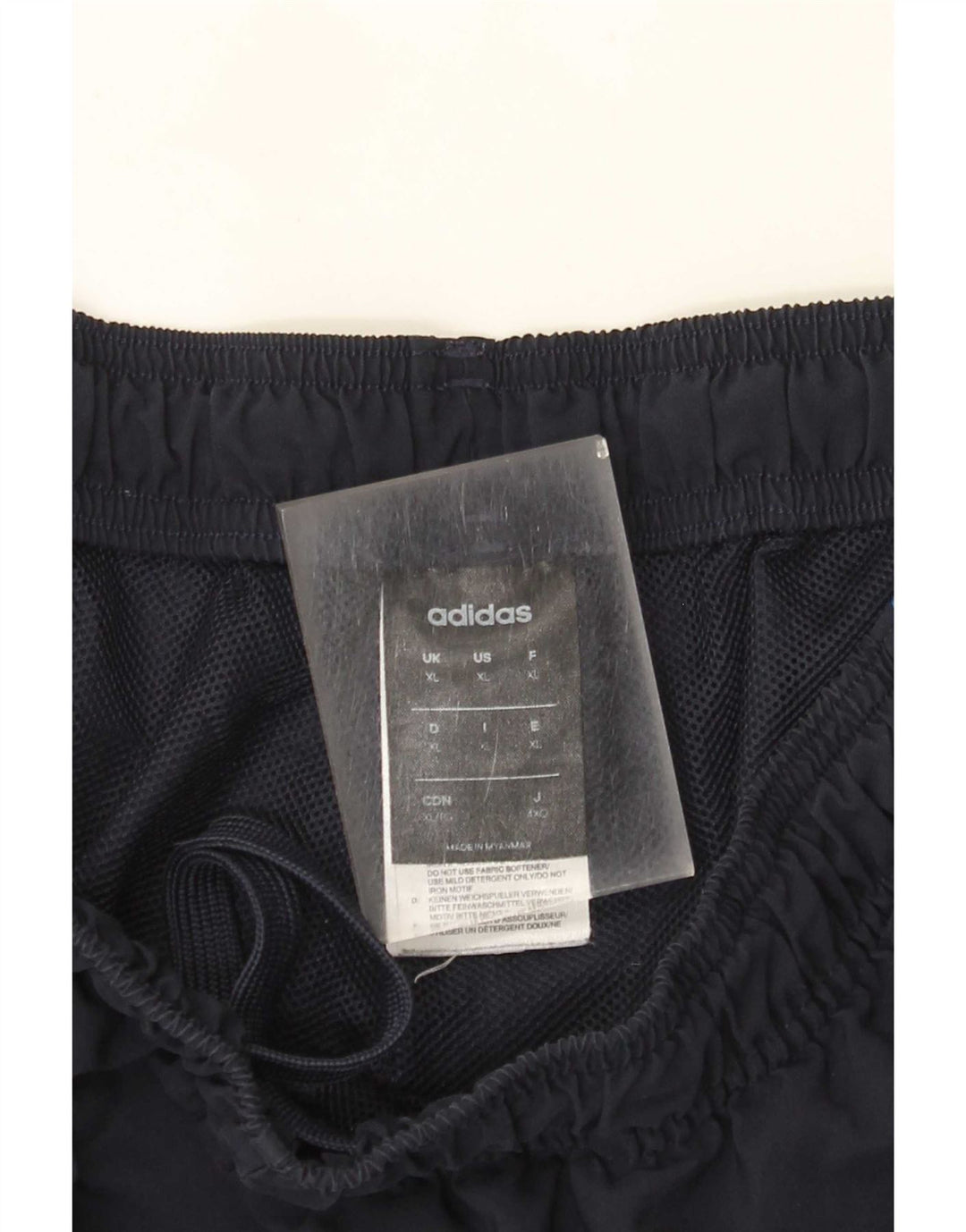 Adidas Pantalones cortos deportivos para hombre XL Azul marino Poliéster
