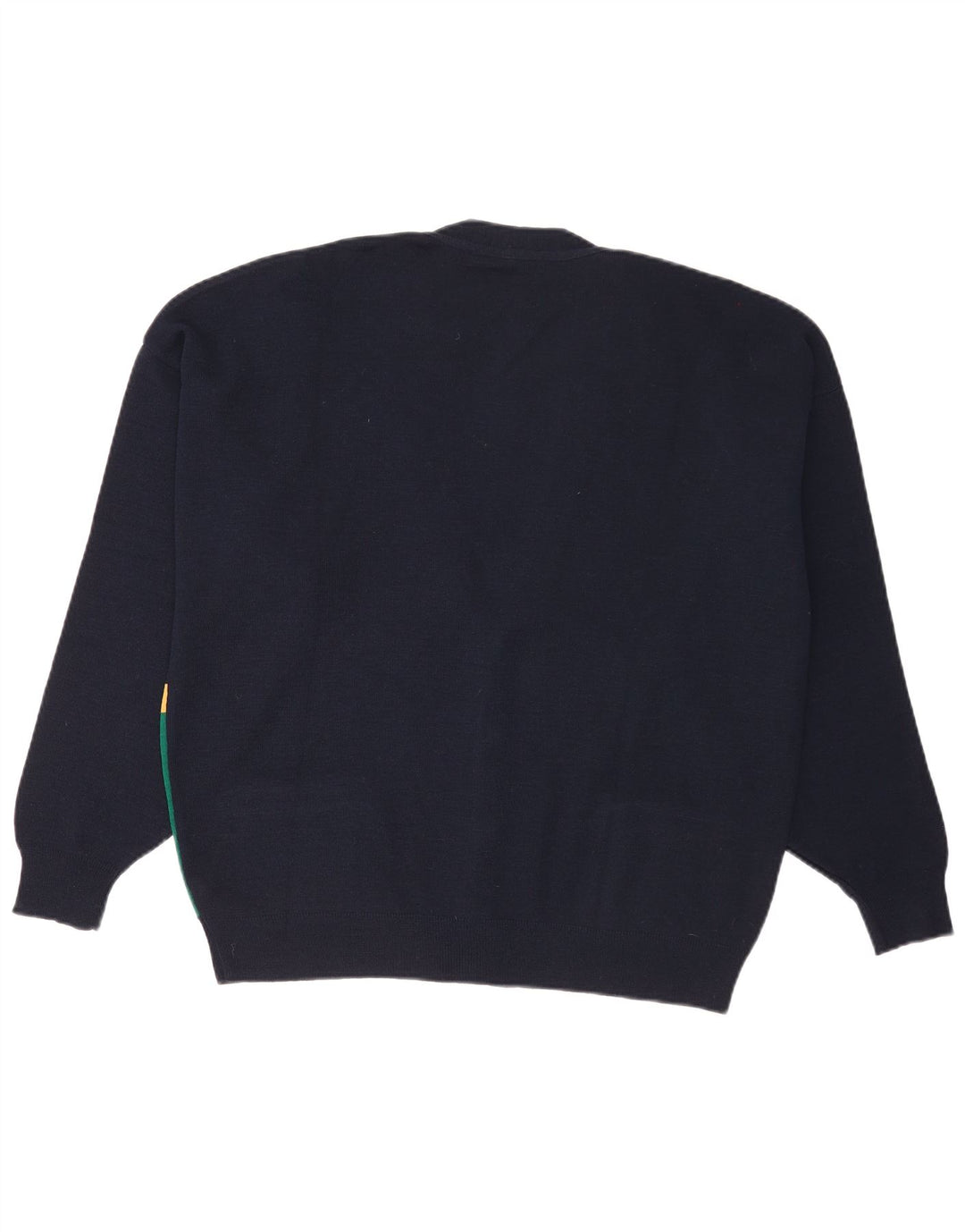 Cárdigan para hombre White Sails XL Lana color block azul marino