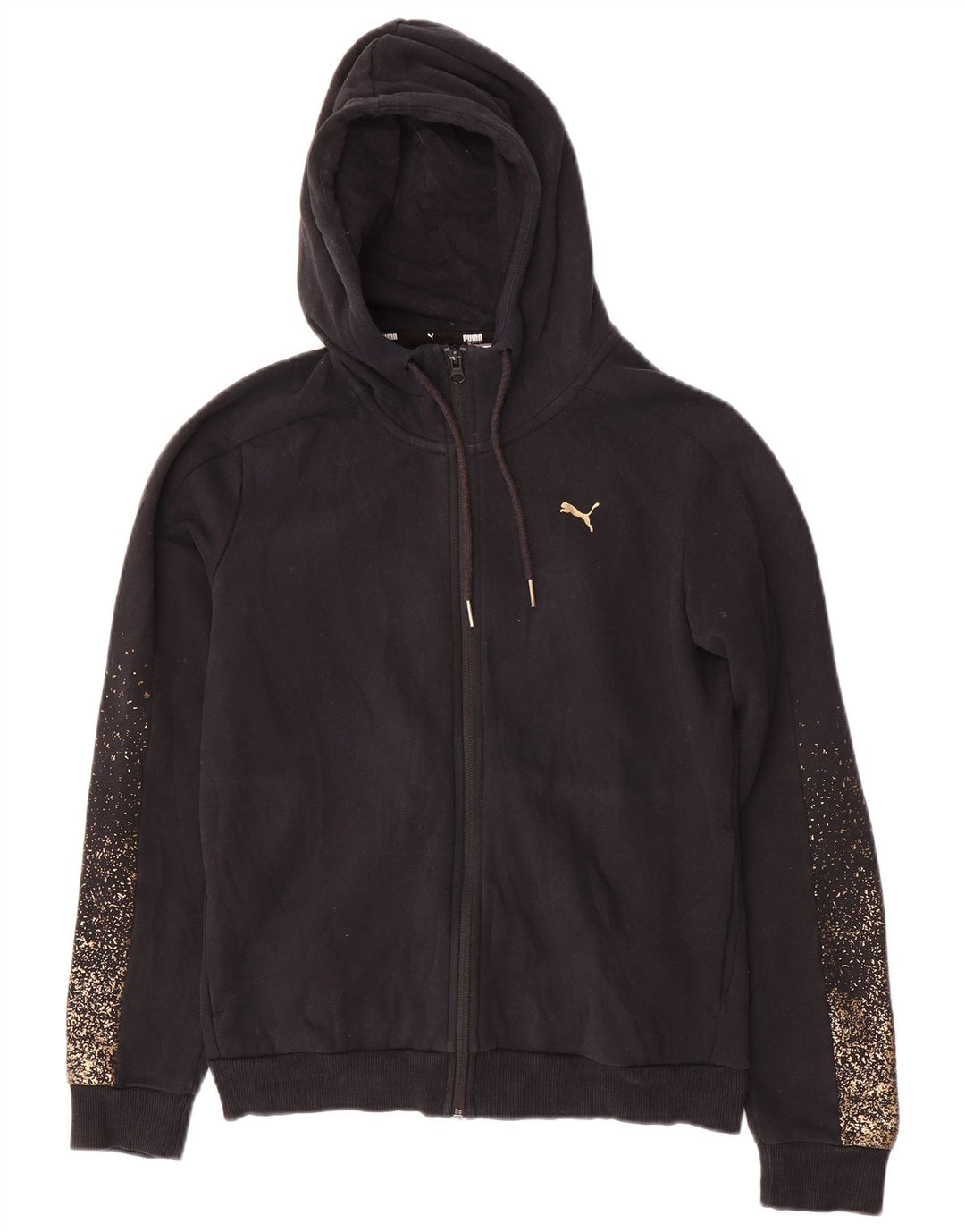 Puma Chándal completo con capucha para mujer UK 14 Medium Black Spotted